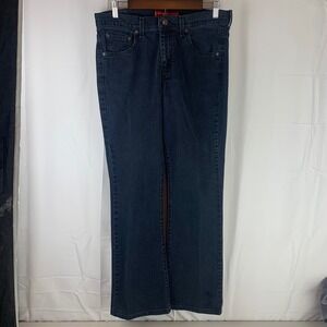 Levi's 515 Nouveau Bootcut Jeans Women Size 12M Dark Blue Stretch Denim